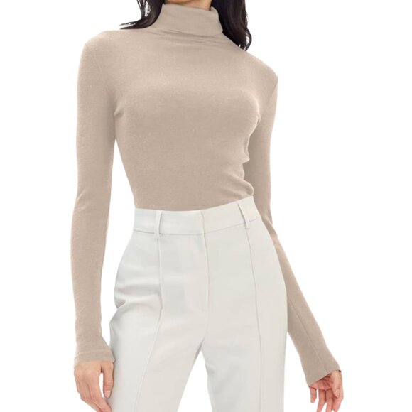 NWOT TopShop Sheer Mesh Turtleneck Top - Picture 1 of 8